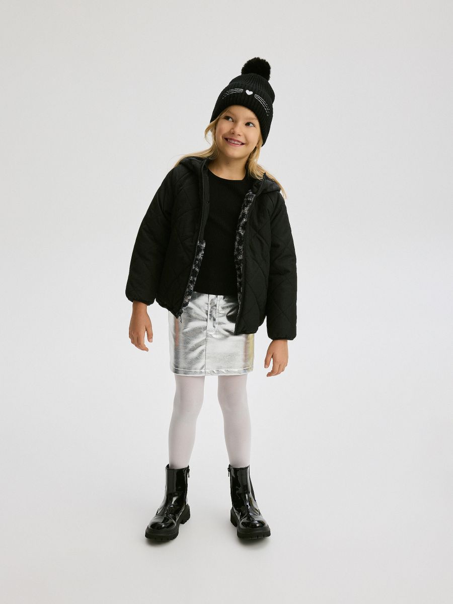 Reversible jacket with hood - black - RESERVED - 3
