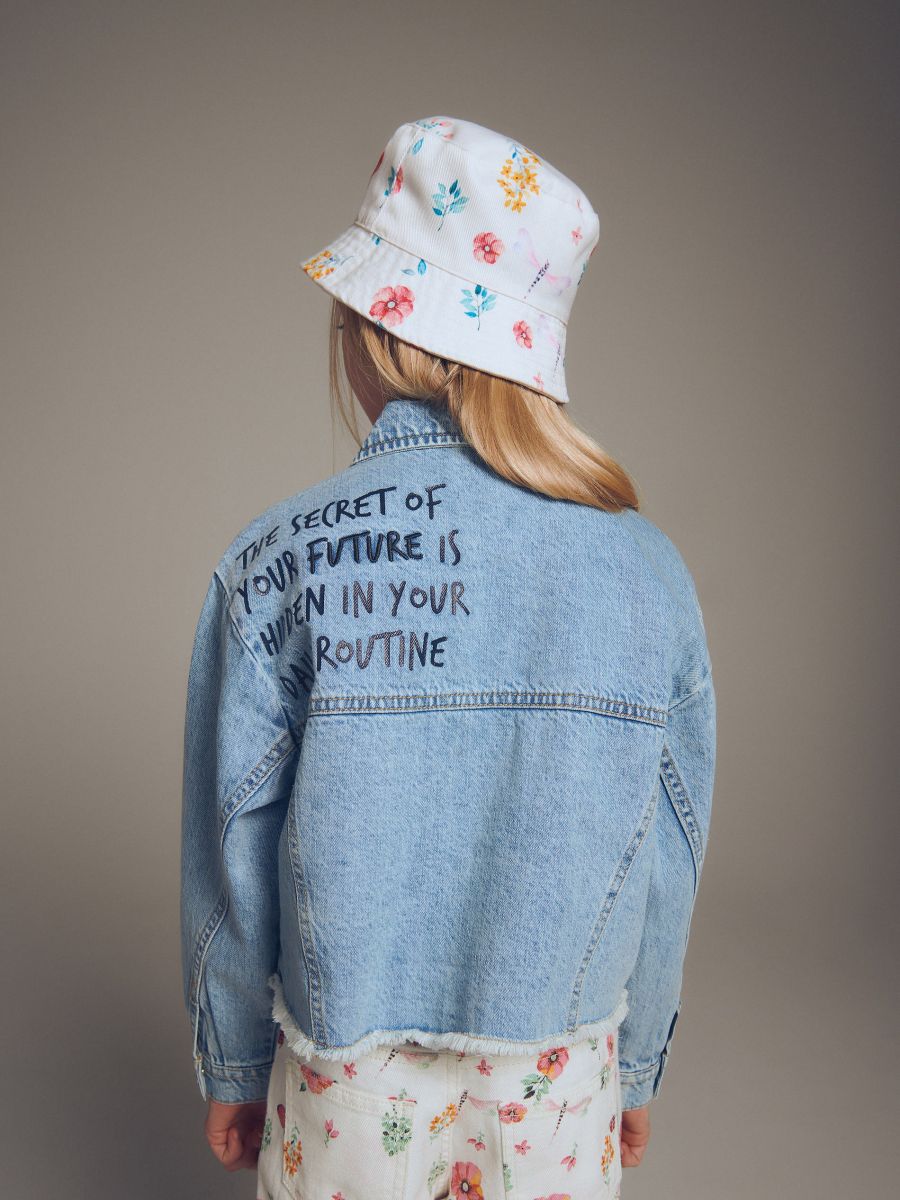 Custom Funny Inspirational Motivational Cool Cute Awesome Quotes Sayings  Eart Ladies Denim Jacket By Perfect Designers - Artistshot