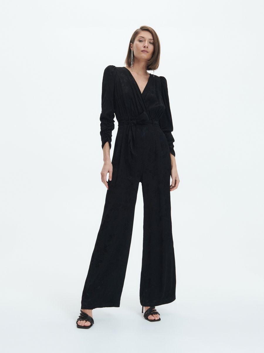 Viscose jumpsuit - black - RESERVED - 2