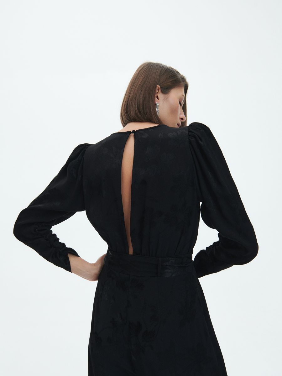 Viscose jumpsuit - black - RESERVED - 3