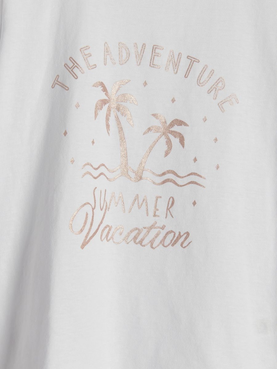 T-shirt with print - white - RESERVED - 4