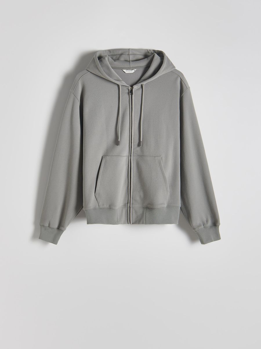 Zip up hoodie - pale green - RESERVED - 5