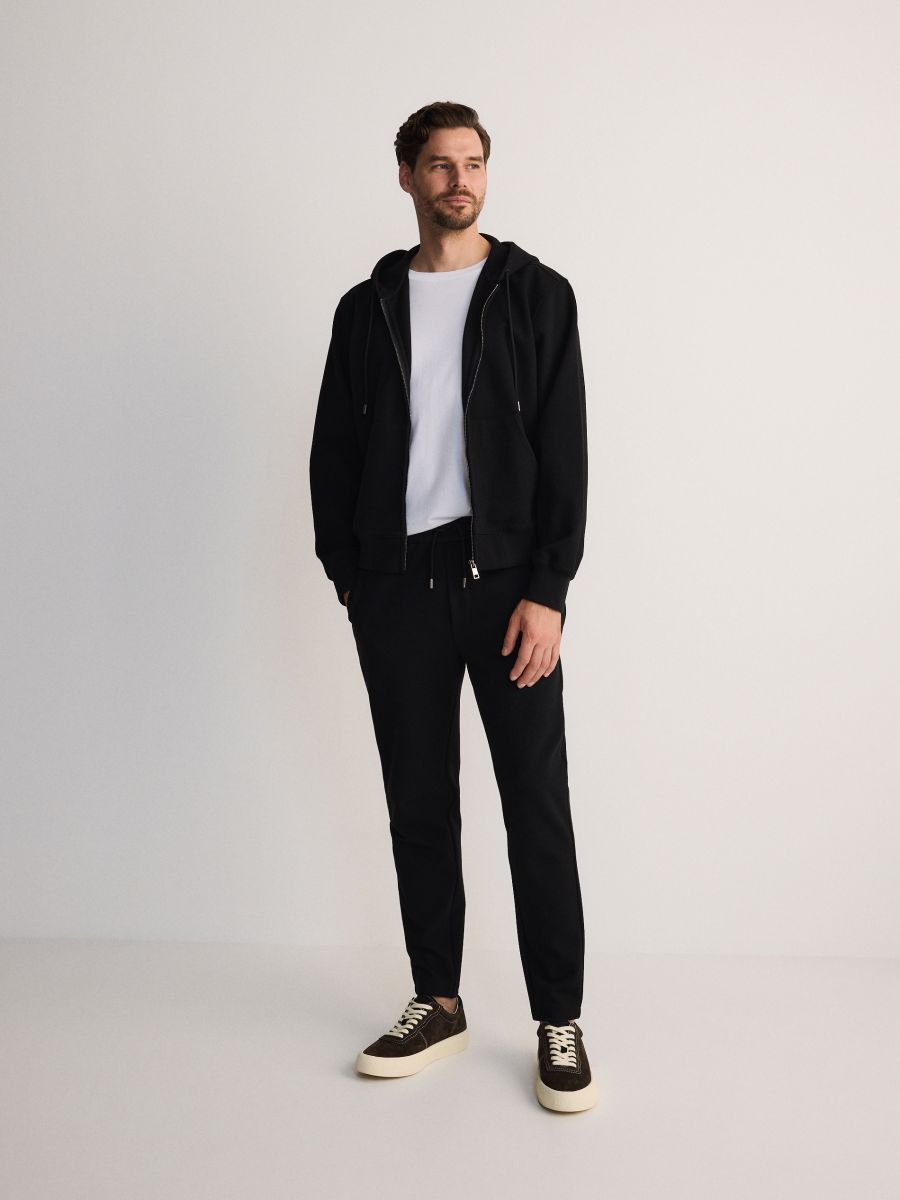 Zip up hoodie - black - RESERVED - 2