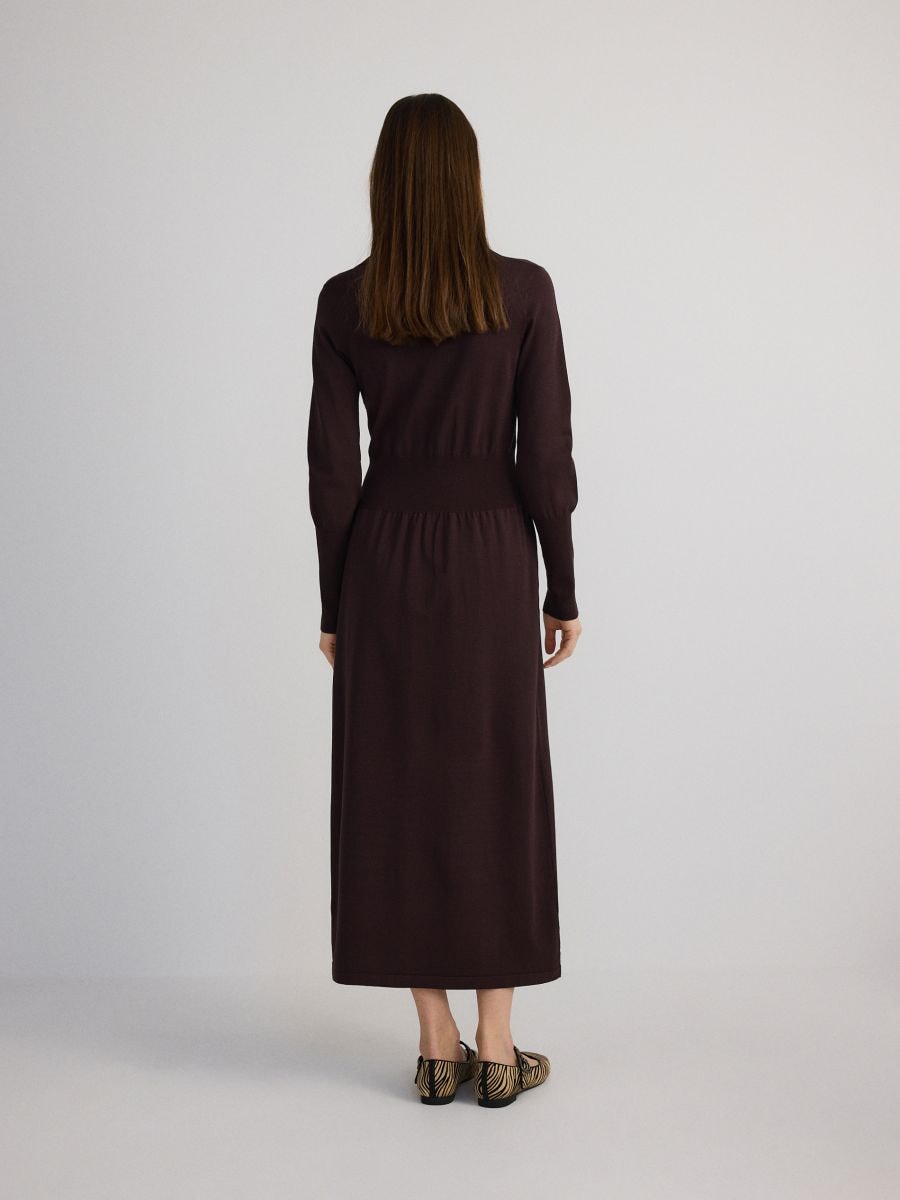 LADIES` DRESS - dark brown - RESERVED - 7