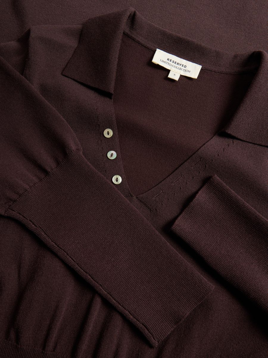 LADIES` DRESS - dark brown - RESERVED - 9