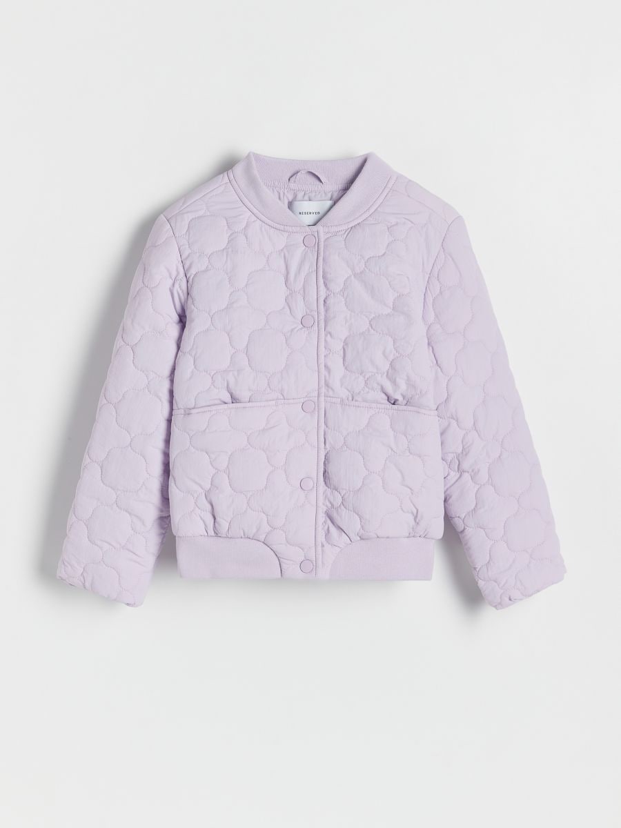 Jacket with decorative quilting - lavender - RESERVED - 2