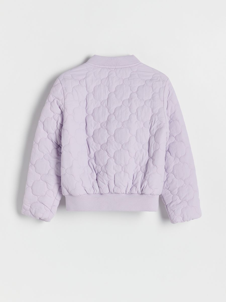 Jacket with decorative quilting - lavender - RESERVED - 3
