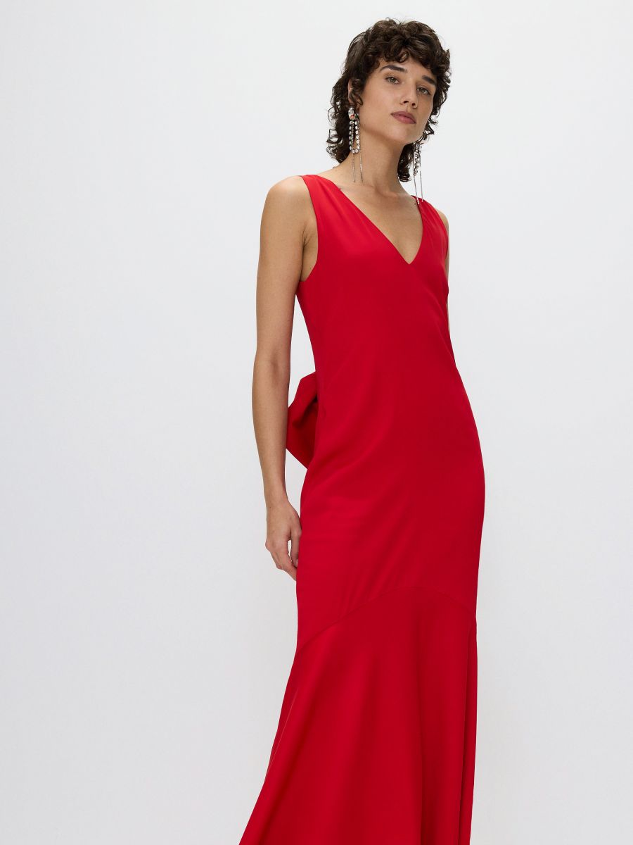 Kleid rot schleife Clearance