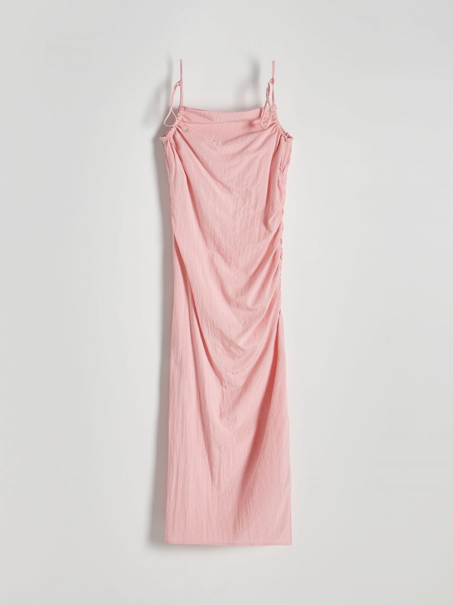Viscose rich dress - pink - RESERVED