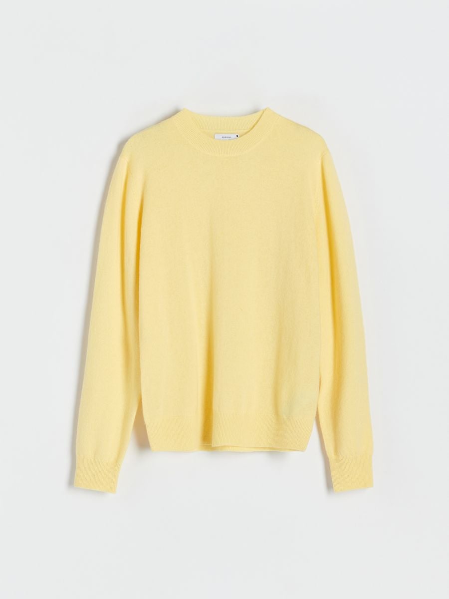 Cashmere jumper - light yellow - RESERVED - 5