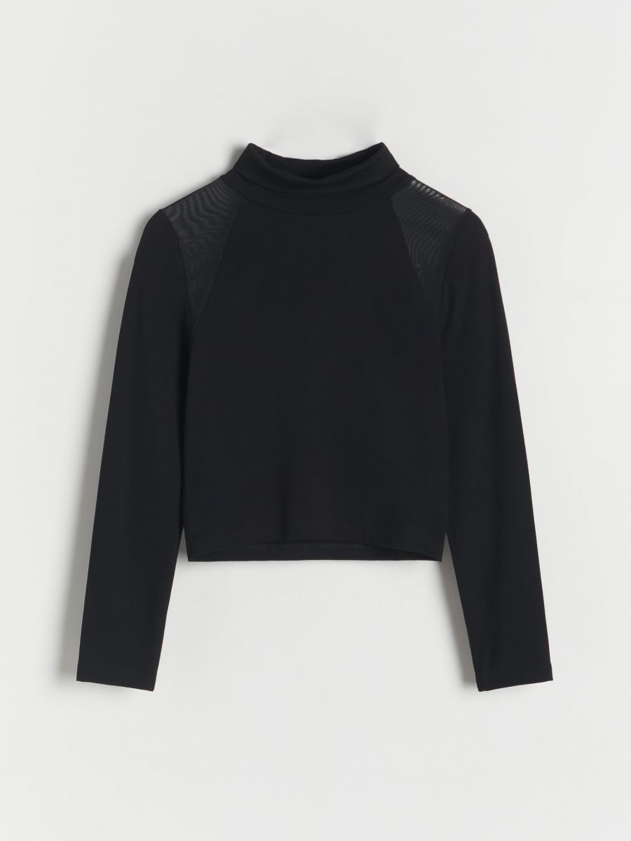 GIRLS` BLOUSE - nero - RESERVED