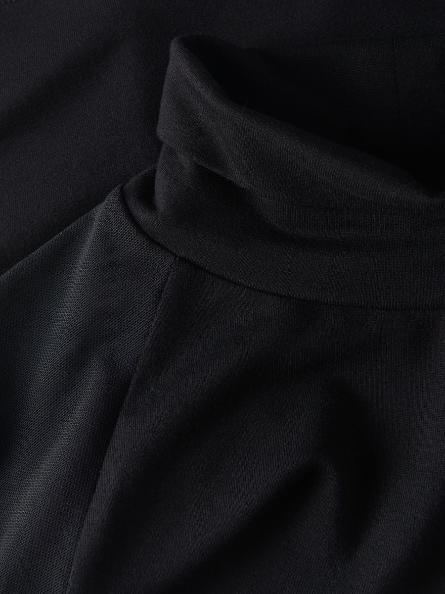 Blouse with transparent inserts - black - RESERVED - 2