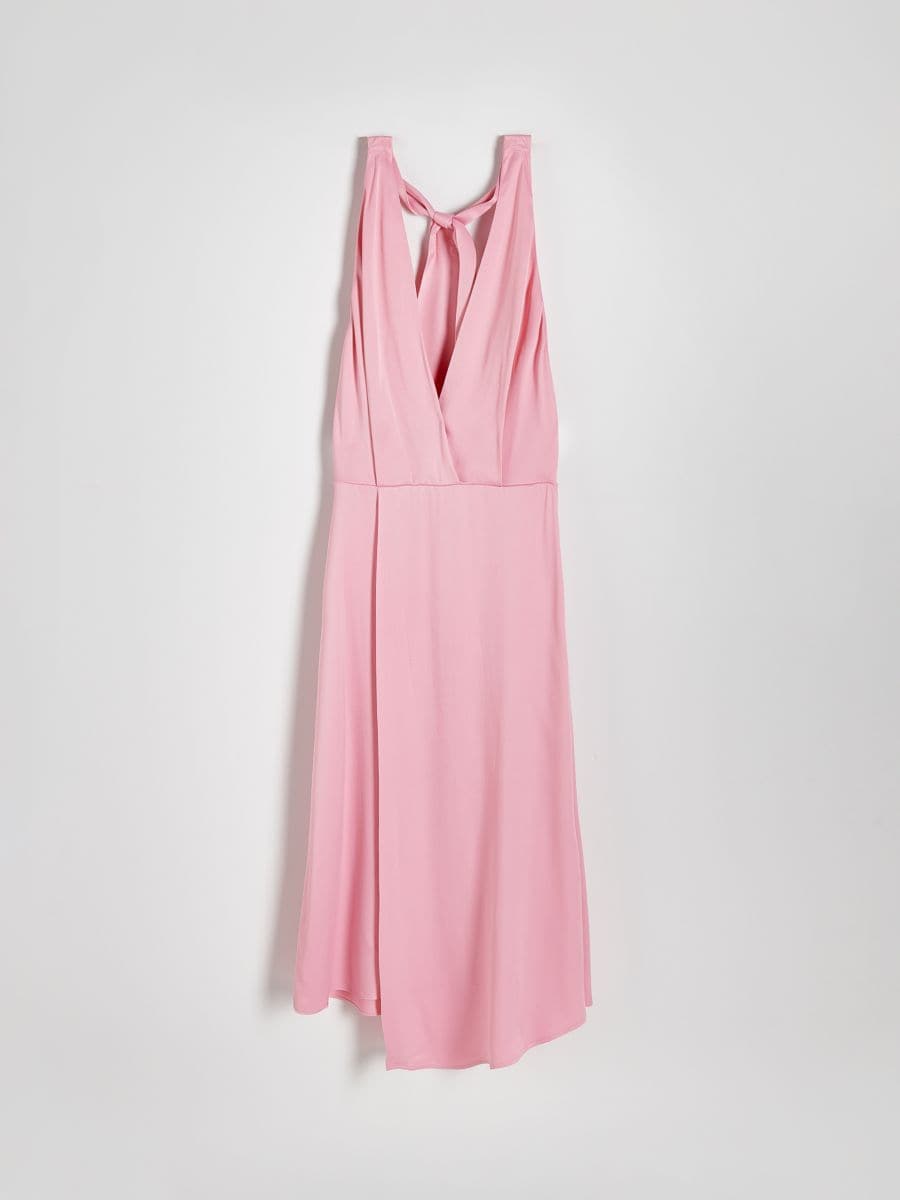 Asymmetric dress with open back - orchid - RESERVED - 6