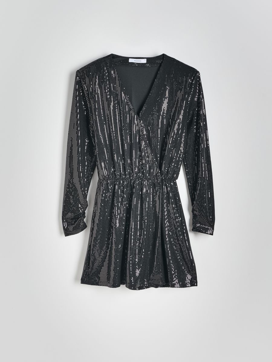 Sequin playsuit - black - RESERVED - 2