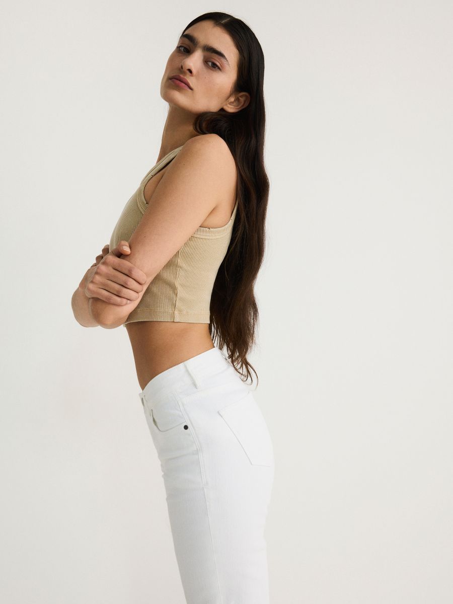 Blugi slim fit - alb - RESERVED