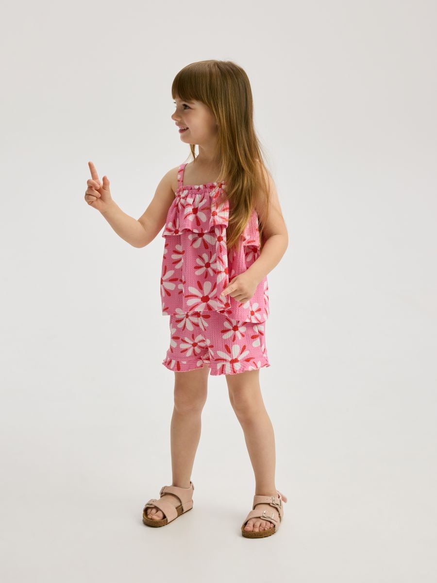 Patterned top - pink - RESERVED - 3