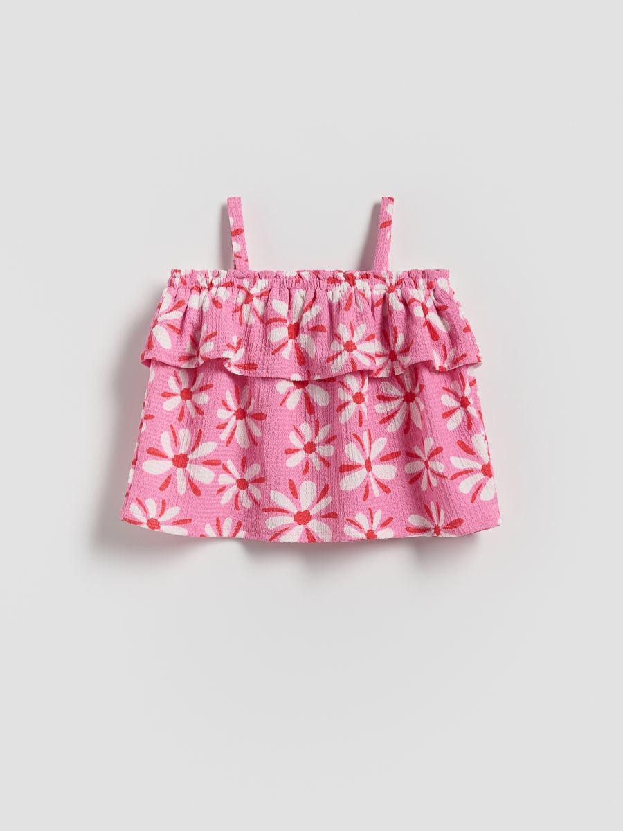 Patterned top - pink - RESERVED - 3