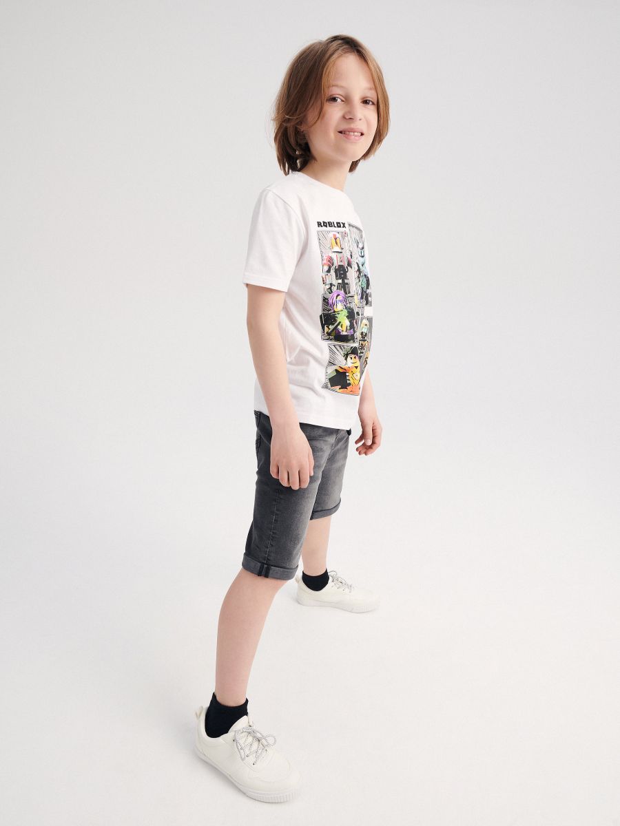 Roblox T-Shirts - Roblox Cotton kids Clothing Tops Boys Short