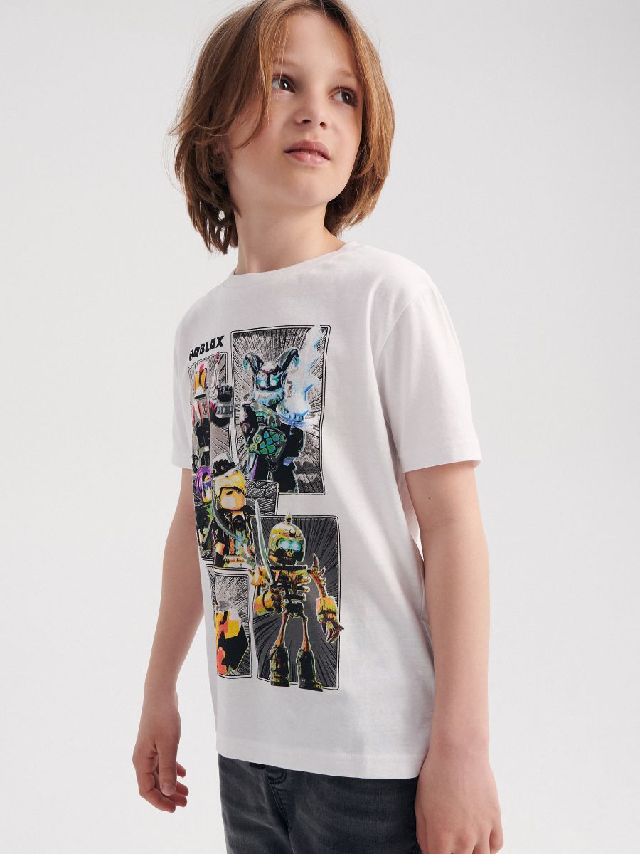 Roblox T-shirt with print - white - RESERVED - 3