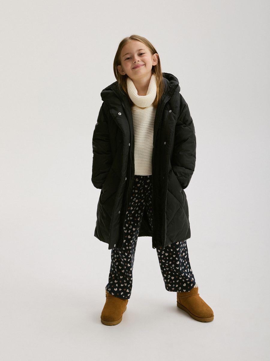 GIRLS` COAT - Noir - RESERVED