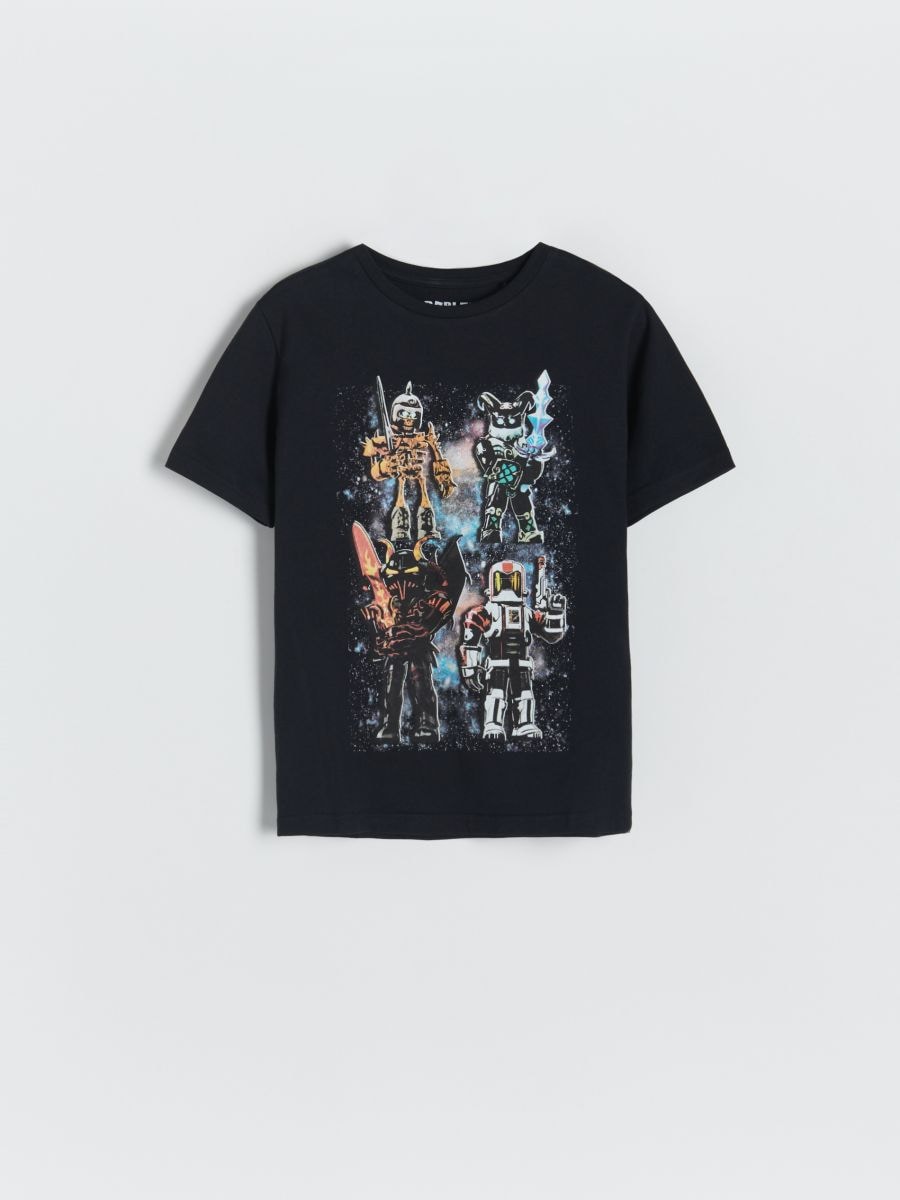 T shirt roblox toda preta