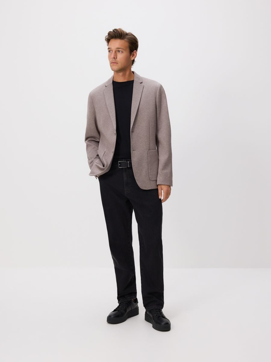 MEN`S BLAZER - coffee - RESERVED