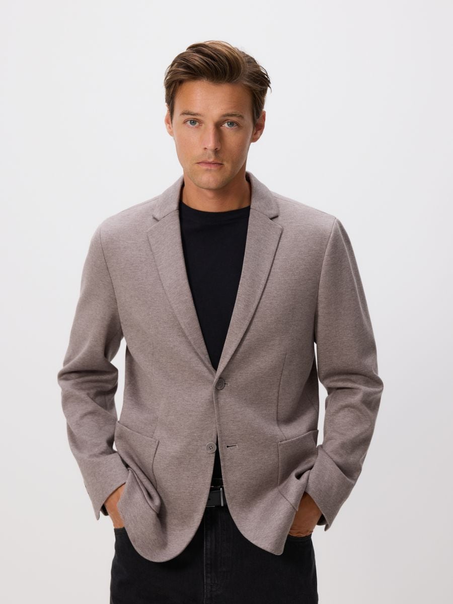 MEN`S BLAZER - coffee - RESERVED
