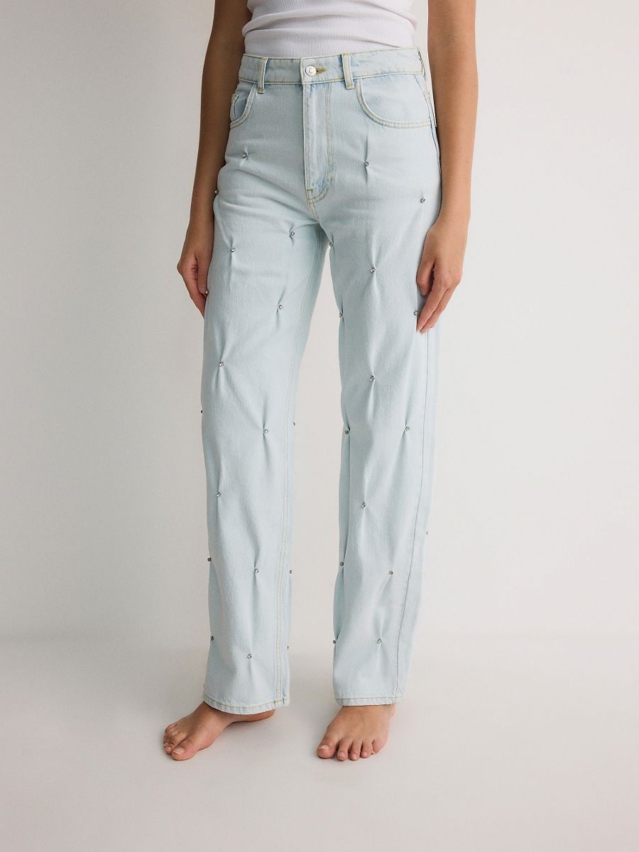 【SCENERITY】Open wide denim pants Keina Denim Wide Leg Pants by Marigold Shadows – Pomp and Port