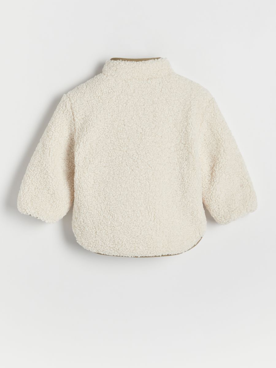Reversible jacket with insulation - dusty green - RESERVED - 5