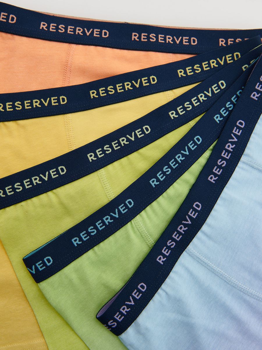 Pack de 5 boxers en coton - Multicolore - RESERVED - 2