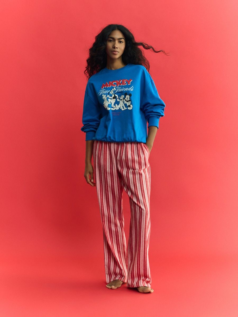 Mickey Mouse cotton pyjama set - blue - RESERVED