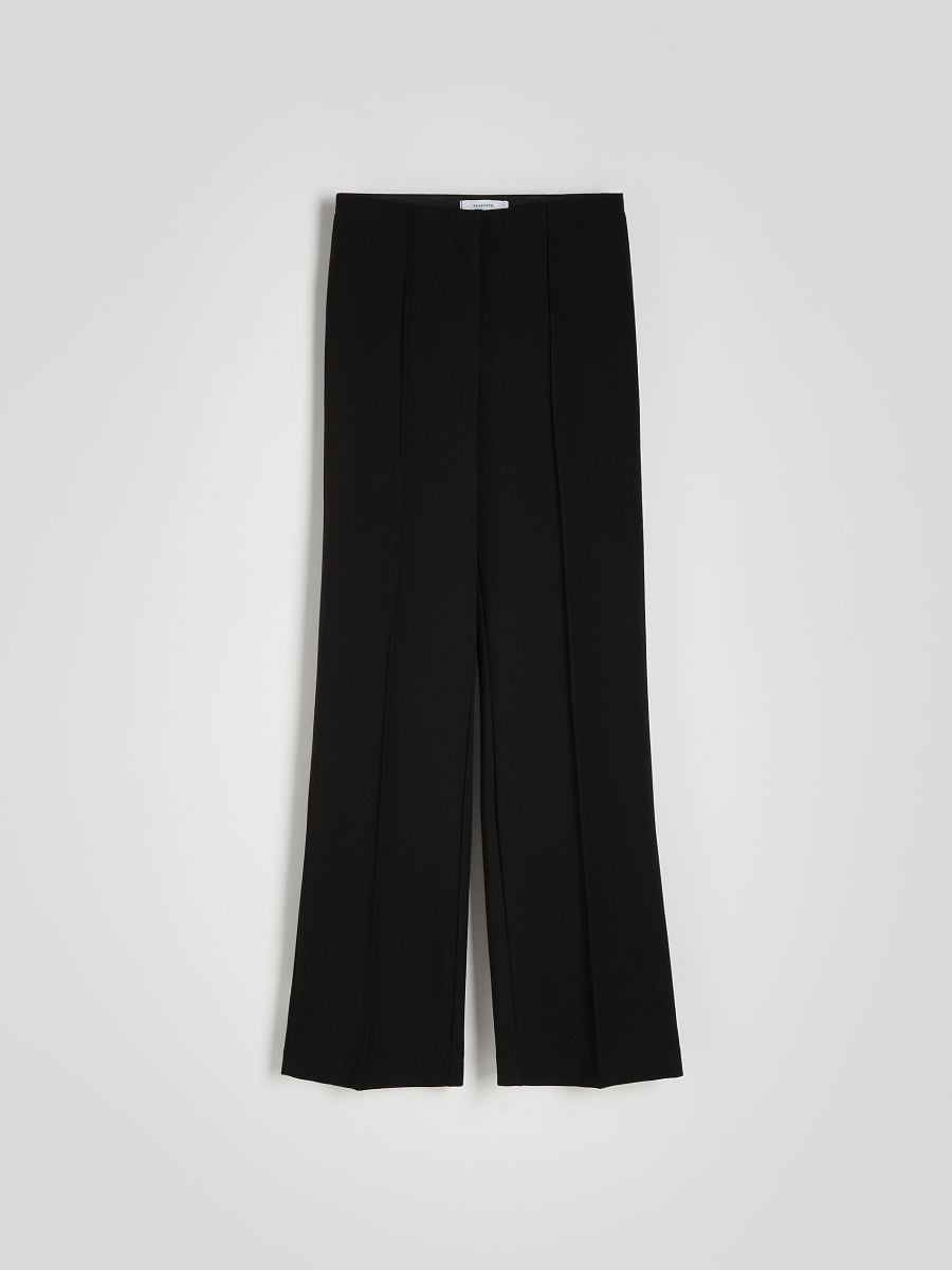 LADIES` TROUSERS - чорний - RESERVED