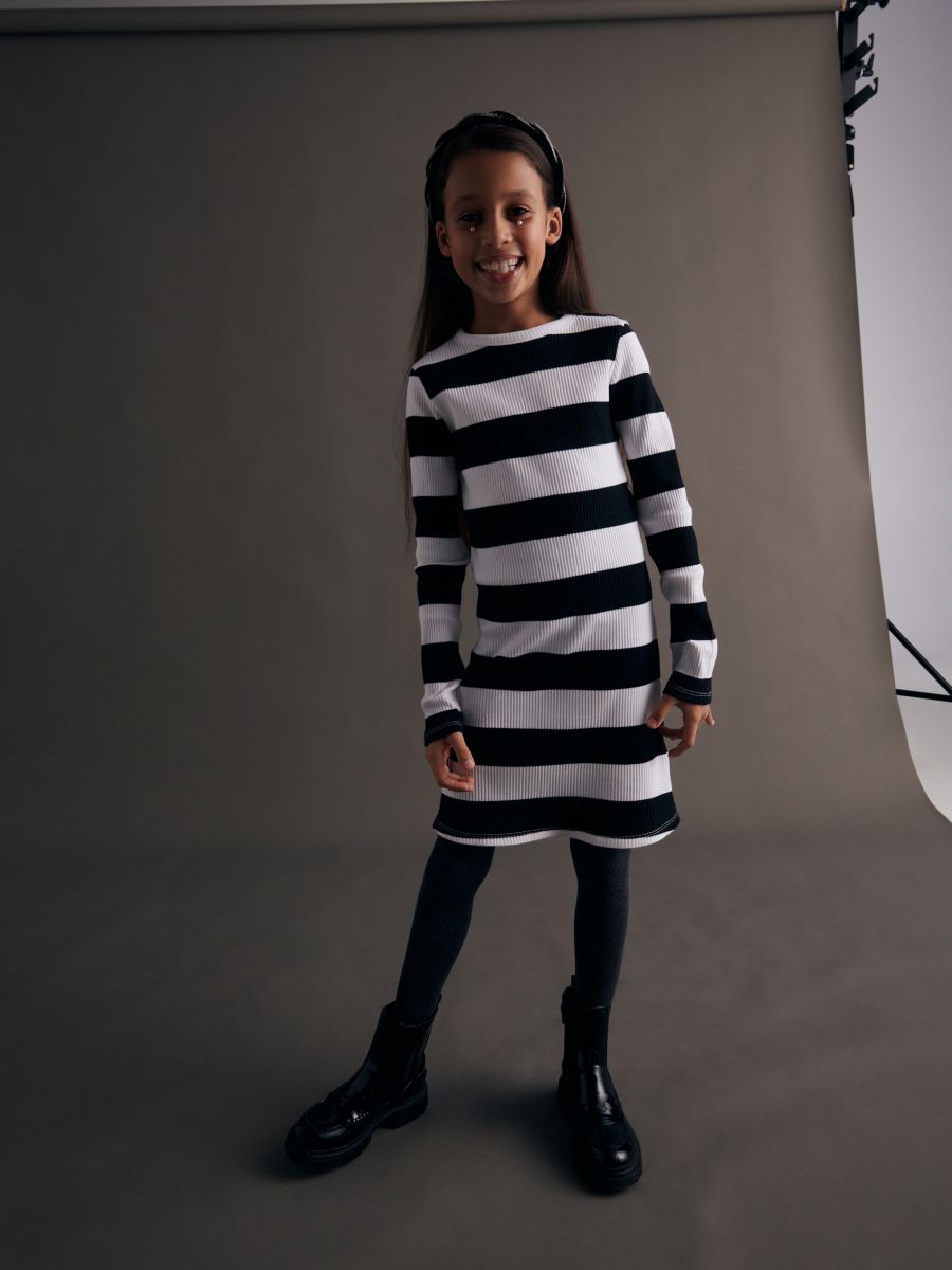 Stripe jersey dress - multicolor - RESERVED - 8