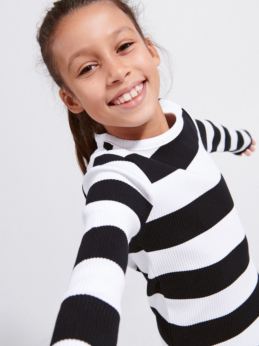 Stripe jersey dress - multicolor - RESERVED - 5