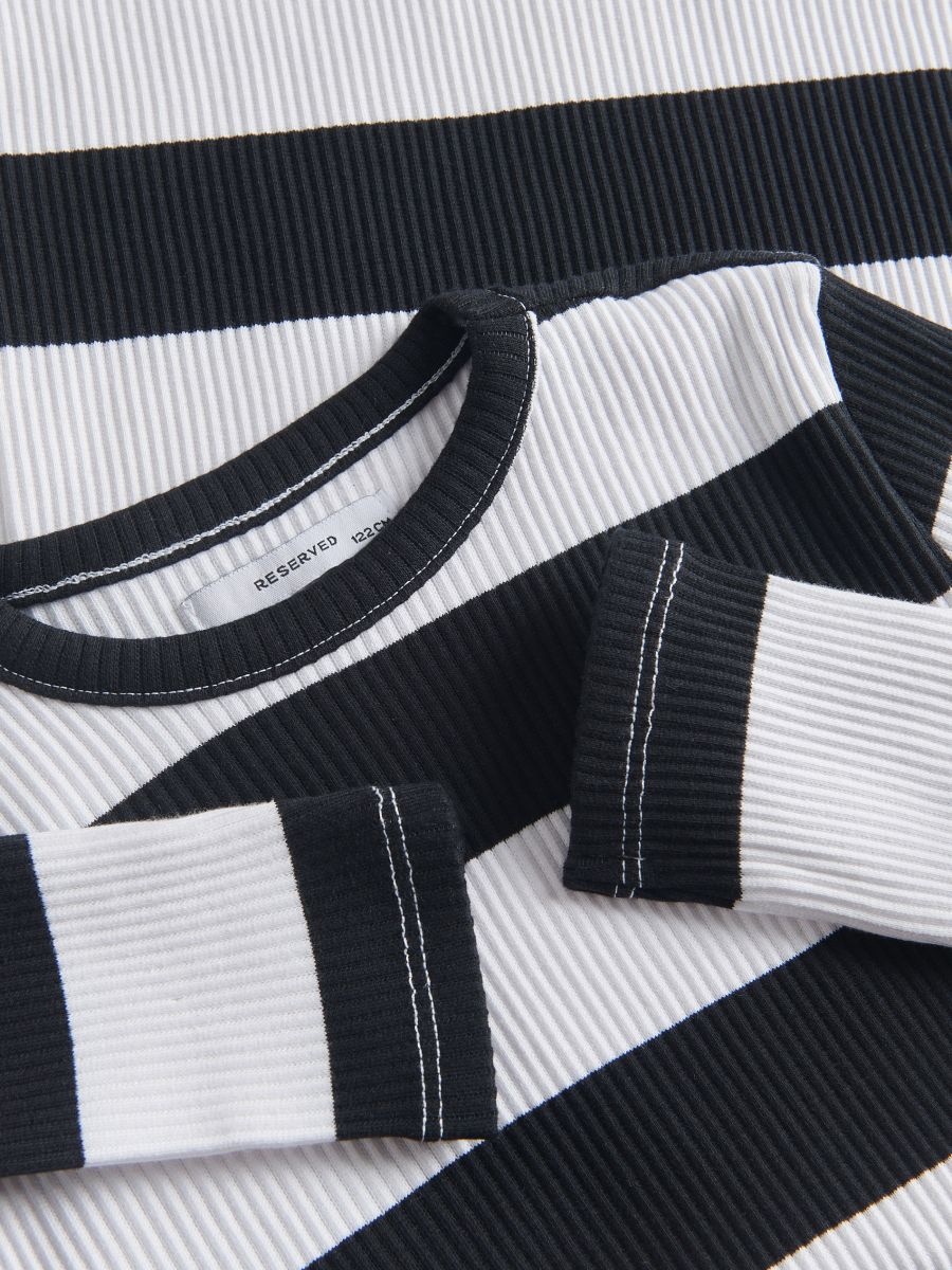 Stripe jersey dress - multicolor - RESERVED - 6