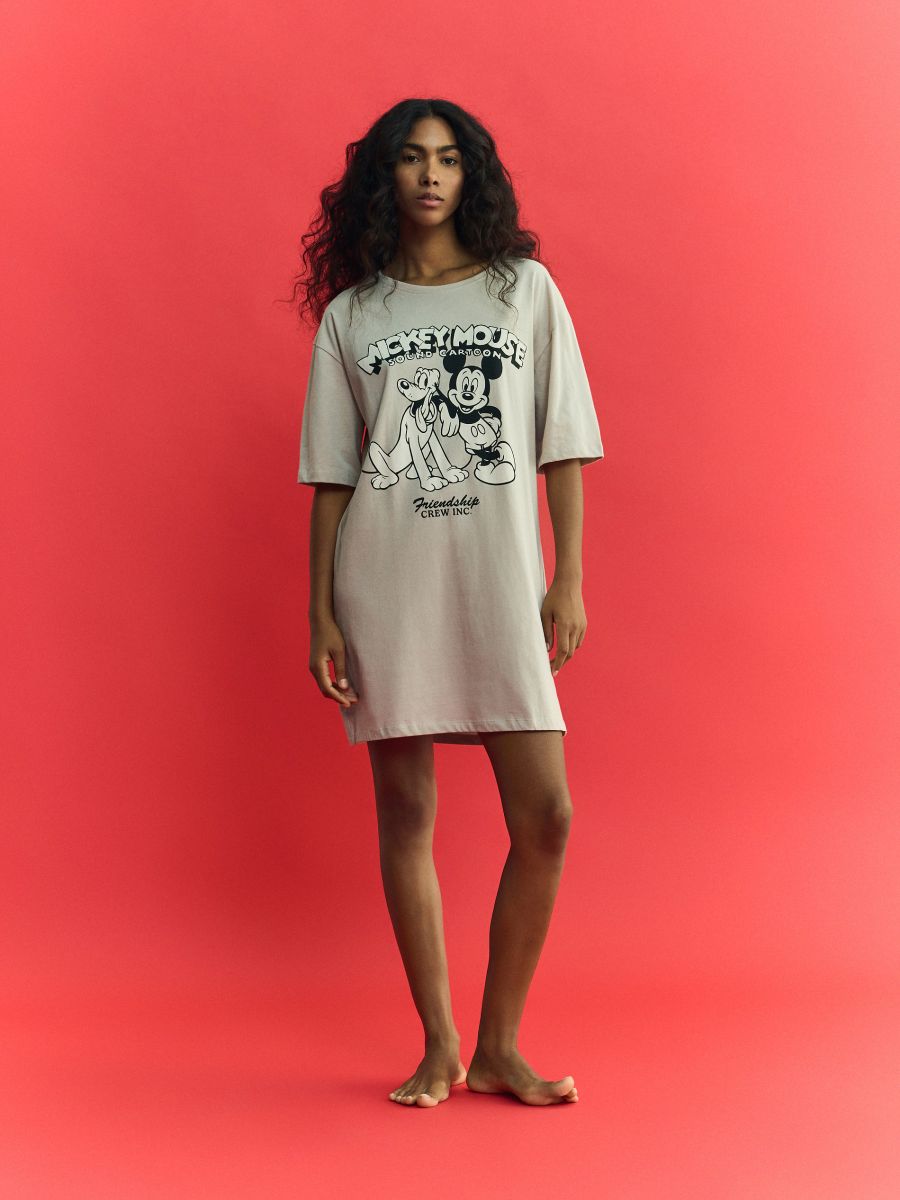 LADIES` NIGHTDRESS - beige - RESERVED