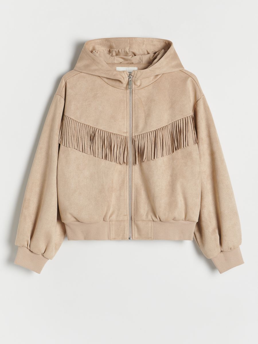 GIRLS` JACKET - beige - RESERVED