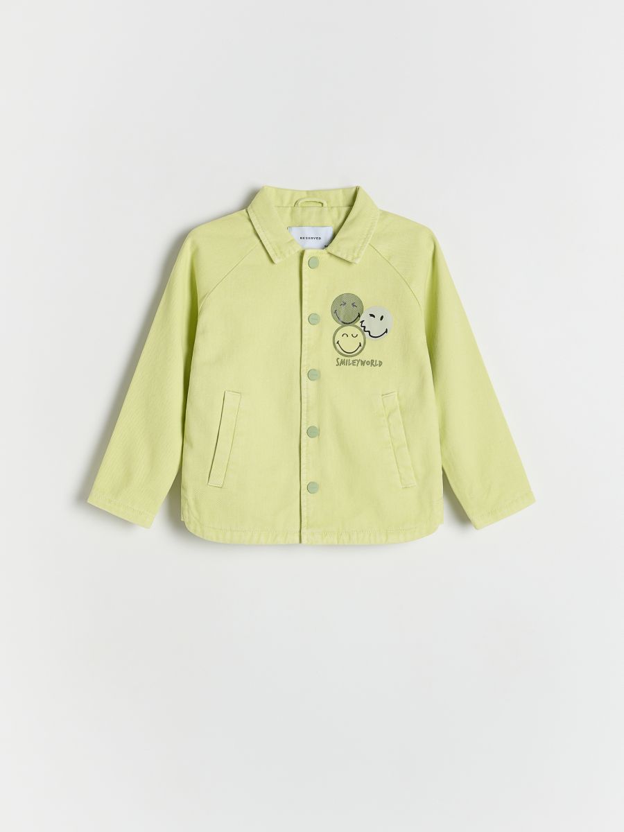 BOYS` OUTER JACKET - lysegrøn - RESERVED