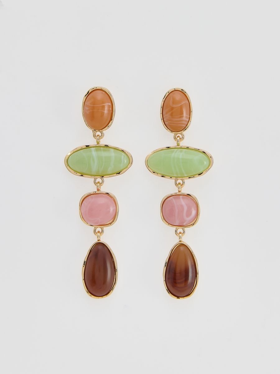 Dangle earrings - multicolor - RESERVED - 2