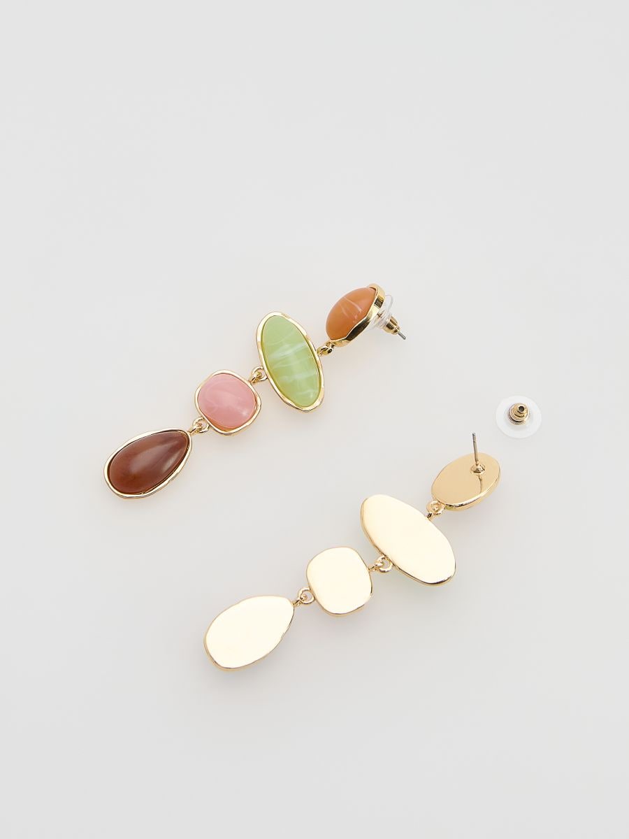 Dangle earrings - multicolor - RESERVED - 3