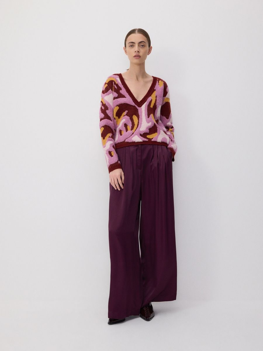 Jacquard jumper - multicolor - RESERVED - 3