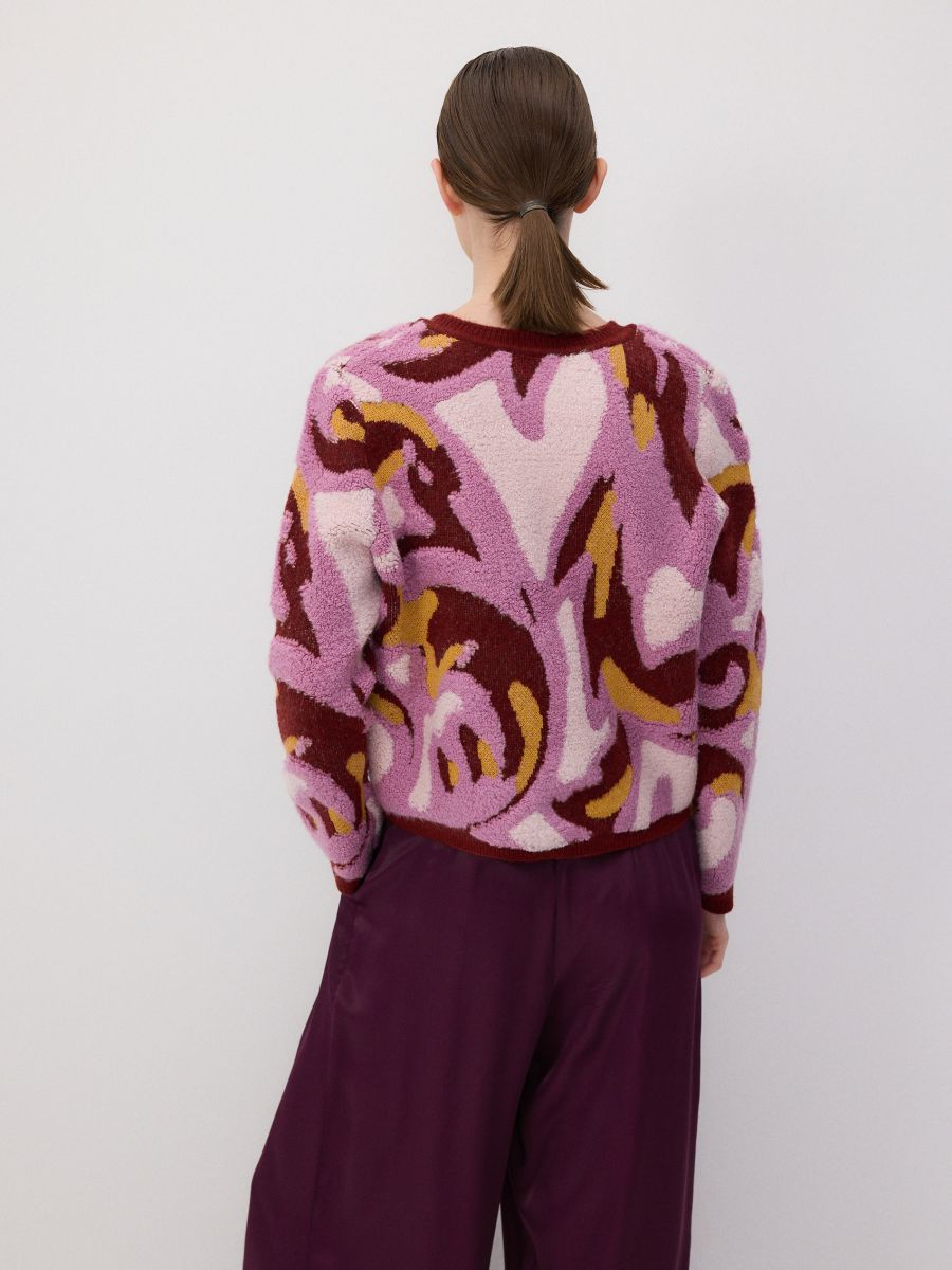 Jacquard jumper - multicolor - RESERVED - 4