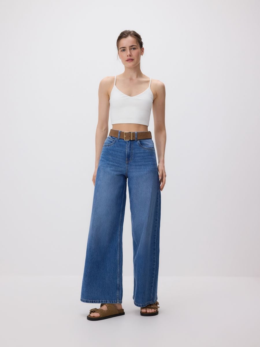 Cami crop top - white - RESERVED - 2