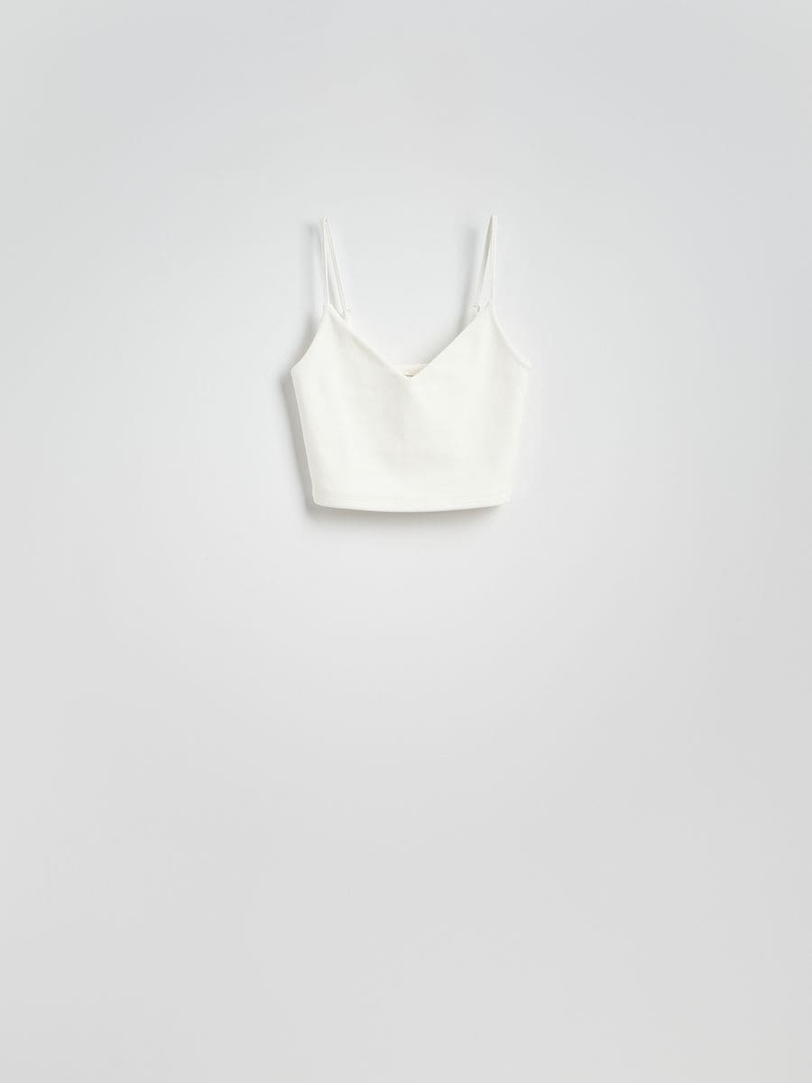 Cami crop top - white - RESERVED - 5
