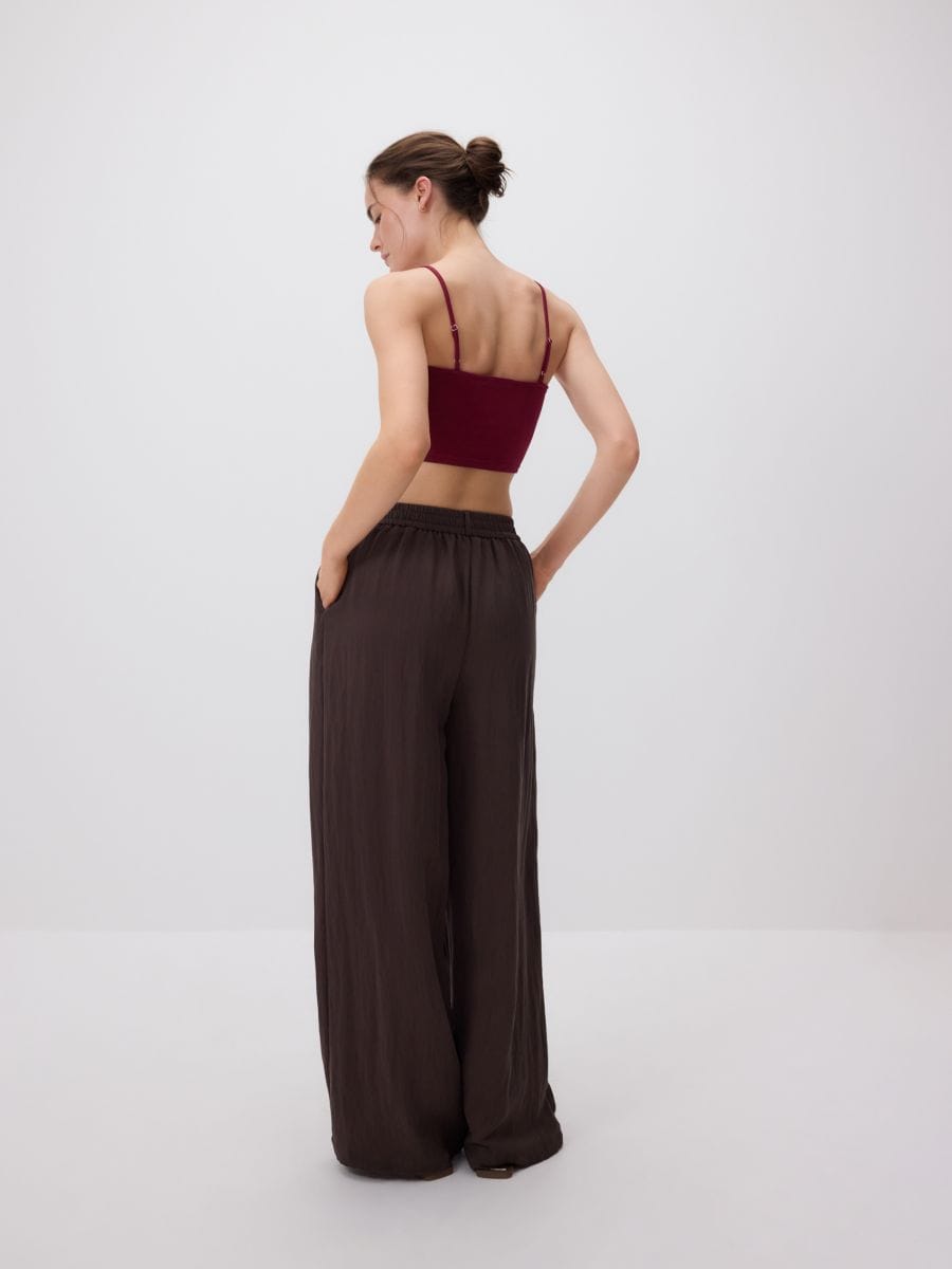 Cami crop top - mauve - RESERVED - 4