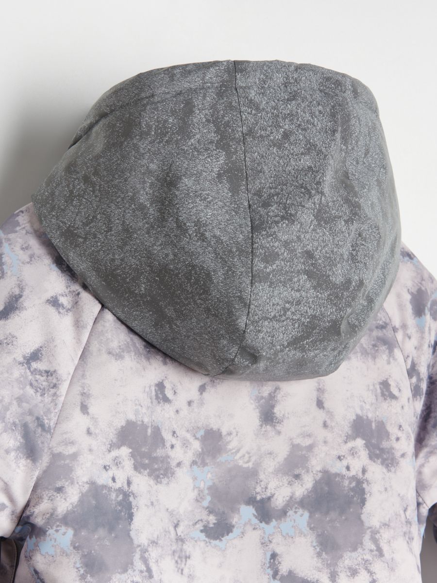 Warm hooded jacket - multicolor - RESERVED - 7