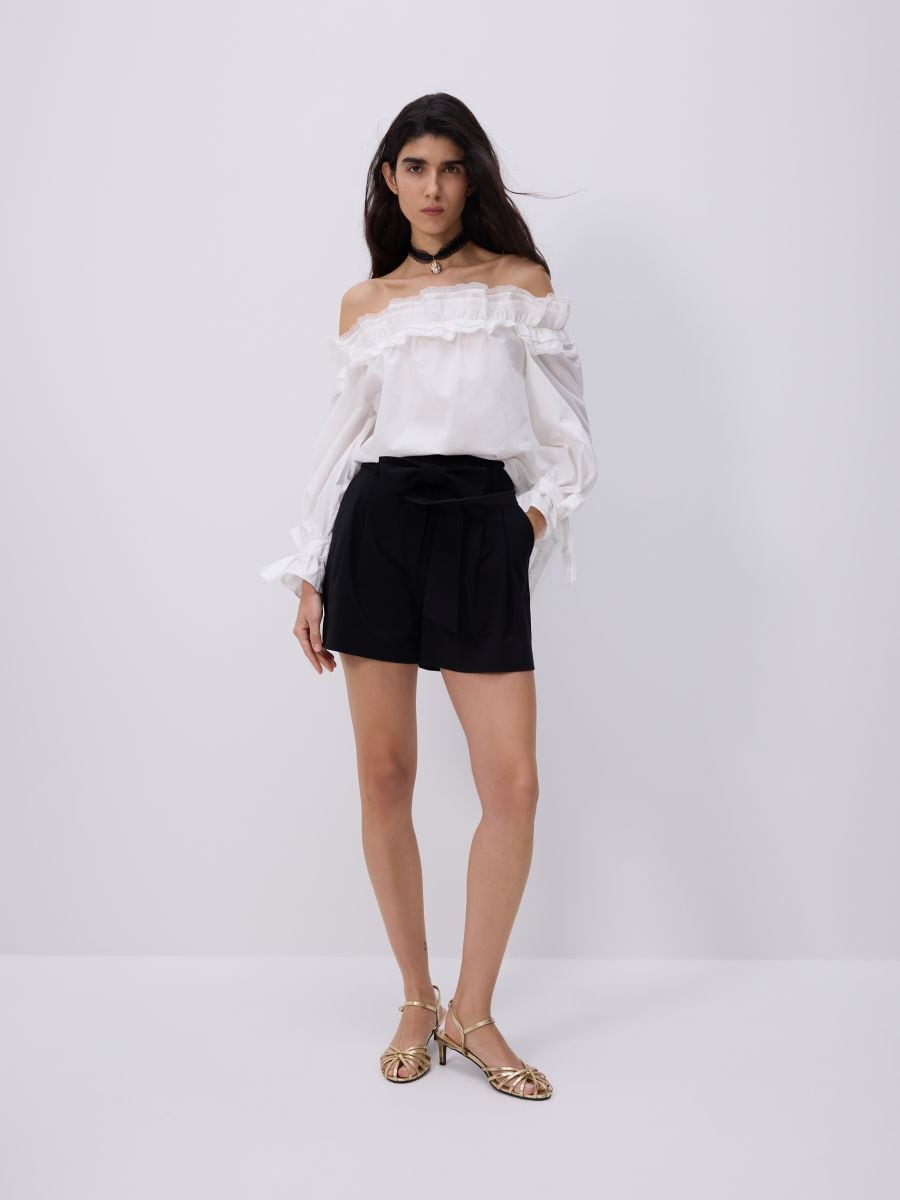 LADIES` SHORTS - black - RESERVED - 3