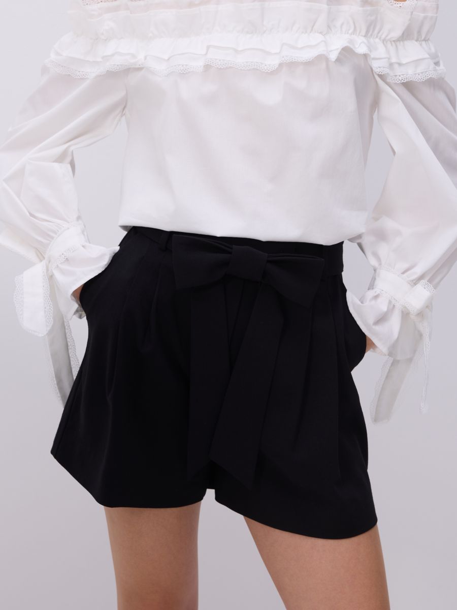LADIES` SHORTS - black - RESERVED - 3