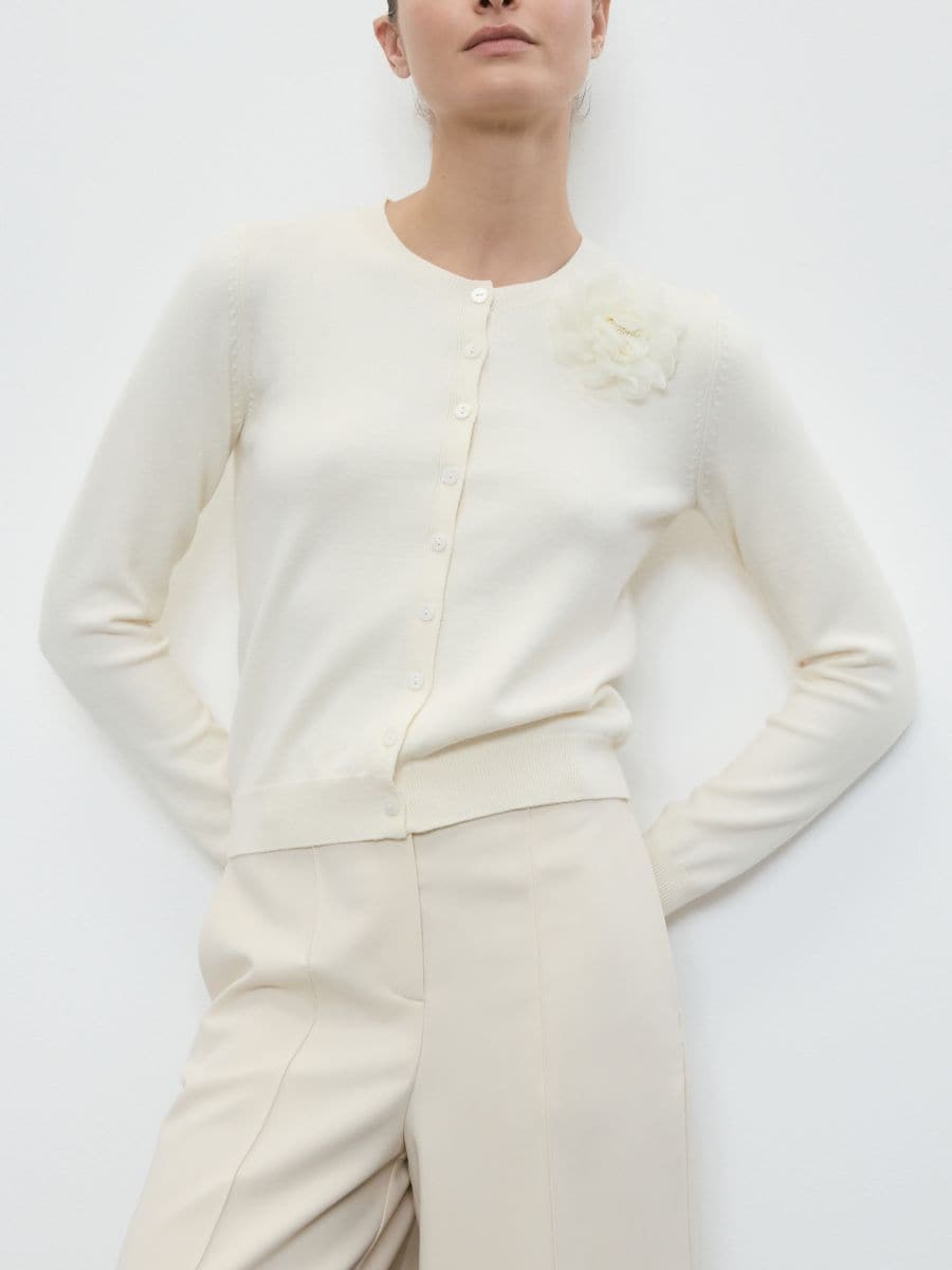 LADIES` SWEATER - nude - RESERVED - 3