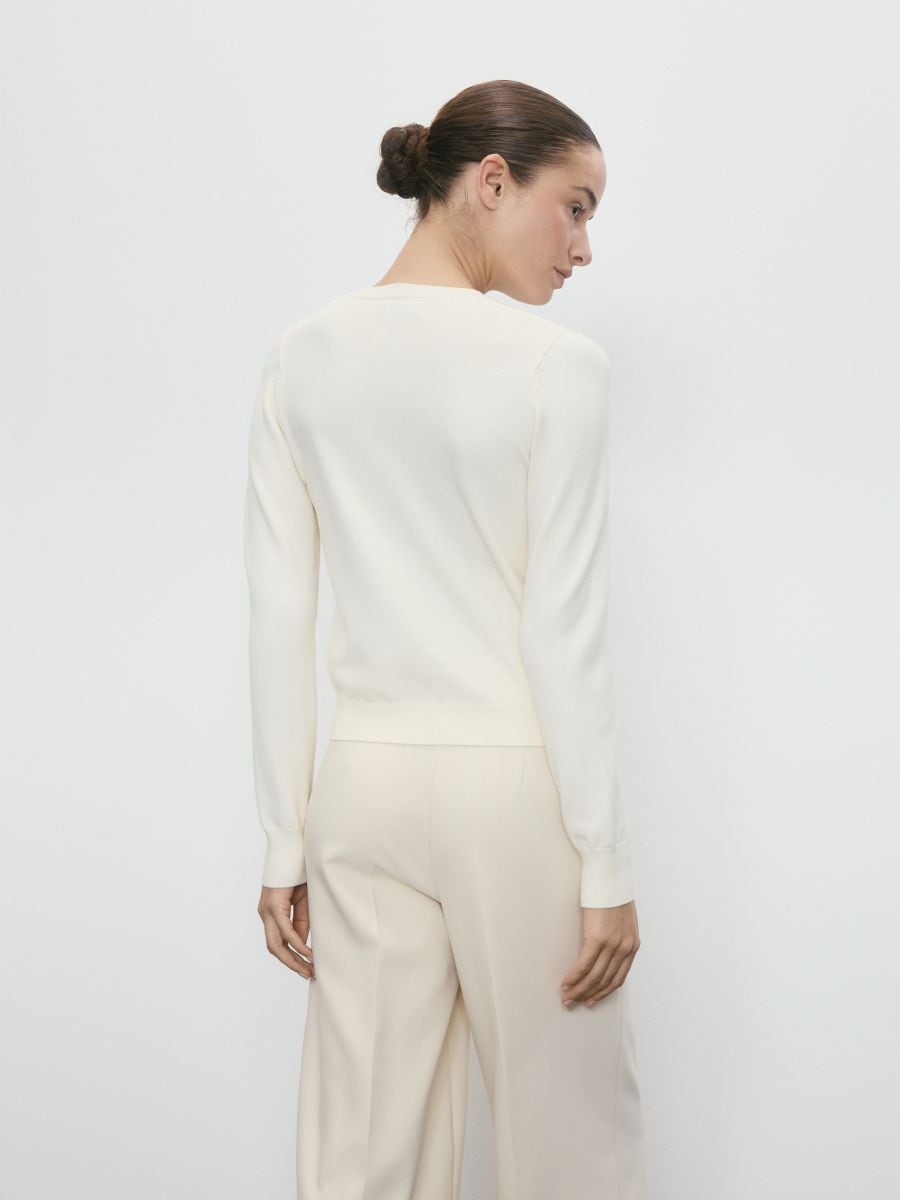 LADIES` SWEATER - nude - RESERVED - 4